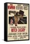 Butch Cassidy and the Sundance Kid, Italian Movie Poster, 1969-null-Framed Stretched Canvas