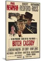 Butch Cassidy and the Sundance Kid, Italian Movie Poster, 1969-null-Mounted Art Print