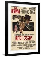 Butch Cassidy and the Sundance Kid, Italian Movie Poster, 1969-null-Framed Art Print