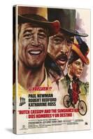 Butch Cassidy and the Sundance Kid, Italian Movie Poster, 1969-null-Stretched Canvas