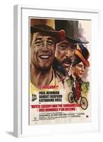 Butch Cassidy and the Sundance Kid, Italian Movie Poster, 1969-null-Framed Art Print