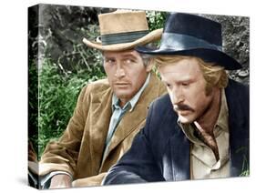 Butch CAssidy and the Sundance Kid, L-R: Paul Newman, Robert Redford, 1969-null-Stretched Canvas