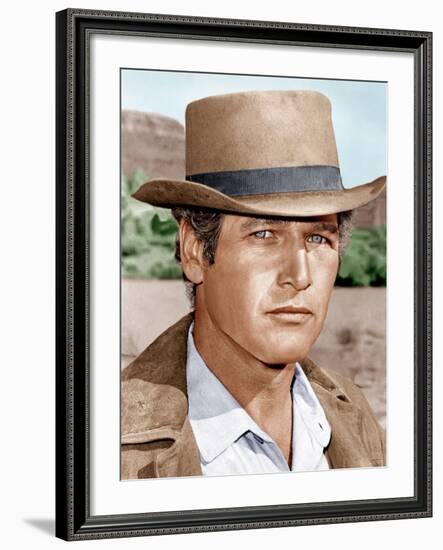 Butch Cassidy and the Sundance Kid, Paul Newman, 1969-null-Framed Photo