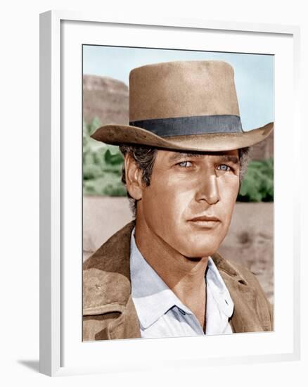 Butch Cassidy and the Sundance Kid, Paul Newman, 1969-null-Framed Photo