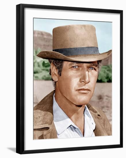 Butch Cassidy and the Sundance Kid, Paul Newman, 1969-null-Framed Photo