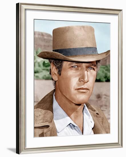 Butch Cassidy and the Sundance Kid, Paul Newman, 1969-null-Framed Photo