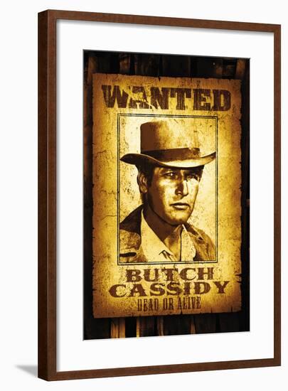 Butch CAssidy and the Sundance Kid, Paul Newman, 1969-null-Framed Art Print