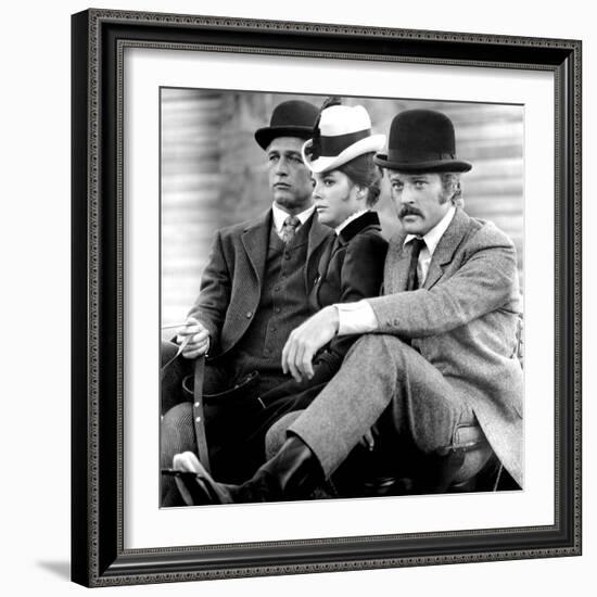 Butch Cassidy and the Sundance Kid, Paul Newman, Katharine Ross, Robert Redford, 1969-null-Framed Photo