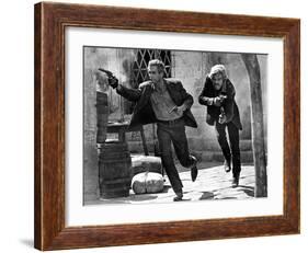 Butch Cassidy and the Sundance Kid, Paul Newman, Robert Redford, 1969-null-Framed Premium Photographic Print