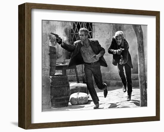 Butch Cassidy and the Sundance Kid, Paul Newman, Robert Redford, 1969-null-Framed Photo