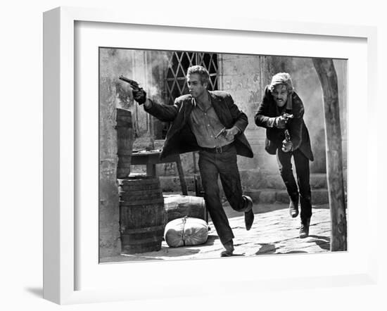 Butch Cassidy and the Sundance Kid, Paul Newman, Robert Redford, 1969-null-Framed Photo