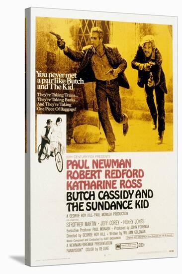 Butch Cassidy and the Sundance Kid, Paul Newman, Robert Redford, 1969-null-Stretched Canvas