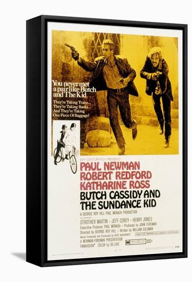 Butch Cassidy and the Sundance Kid, Paul Newman, Robert Redford, 1969-null-Framed Stretched Canvas