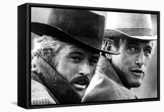 Butch Cassidy and the Sundance Kid, Robert Redford, Paul Newman, 1969-null-Framed Stretched Canvas