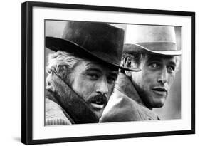 Butch Cassidy and the Sundance Kid, Robert Redford, Paul Newman, 1969-null-Framed Photo