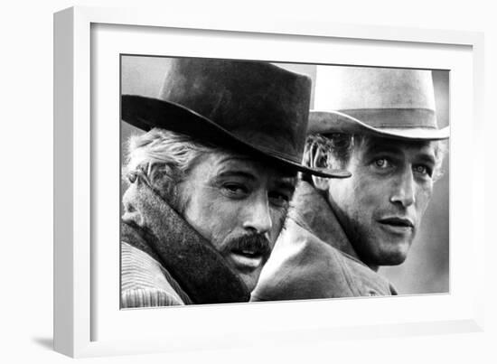 Butch Cassidy and the Sundance Kid, Robert Redford, Paul Newman, 1969-null-Framed Photo