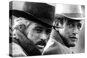 Butch Cassidy and the Sundance Kid, Robert Redford, Paul Newman, 1969-null-Stretched Canvas