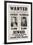 Butch Cassidy and The Sundance Kid Wanted Advertisement-null-Framed Art Print