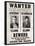 Butch Cassidy and The Sundance Kid Wanted Poster-null-Framed Poster