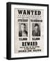 Butch Cassidy and The Sundance Kid Wanted-null-Framed Art Print