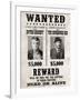 Butch Cassidy and The Sundance Kid Wanted-null-Framed Art Print