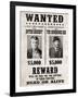 Butch Cassidy and The Sundance Kid Wanted-null-Framed Art Print