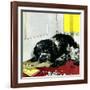 "Butch Chews the Mail," March 13, 1948-Albert Staehle-Framed Giclee Print