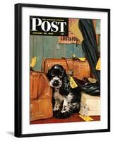 "Butch in Lost & Found," Saturday Evening Post Cover, January 29, 1949-Albert Staehle-Framed Giclee Print