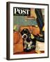 "Butch in Lost & Found," Saturday Evening Post Cover, January 29, 1949-Albert Staehle-Framed Giclee Print