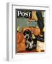 "Butch in Lost & Found," Saturday Evening Post Cover, January 29, 1949-Albert Staehle-Framed Giclee Print