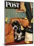 "Butch in Lost & Found," Saturday Evening Post Cover, January 29, 1949-Albert Staehle-Mounted Giclee Print