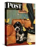 "Butch in Lost & Found," Saturday Evening Post Cover, January 29, 1949-Albert Staehle-Stretched Canvas