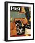 "Butch in Lost & Found," Saturday Evening Post Cover, January 29, 1949-Albert Staehle-Framed Premium Giclee Print