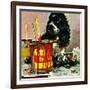 "Butch & Paint Cans," October 29, 1949-Albert Staehle-Framed Giclee Print