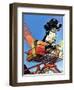 "Butch's Bike Ride," June 23, 1945-Albert Staehle-Framed Premium Giclee Print