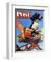 "Butch's Bike Ride," Saturday Evening Post Cover, June 23, 1945-Albert Staehle-Framed Giclee Print