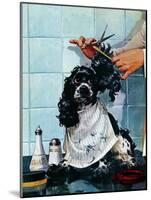 "Butch's Haircut," January 31, 1948-Albert Staehle-Mounted Giclee Print