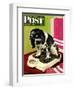 "Butch Weighs In," Saturday Evening Post Cover, September 1, 1945-Albert Staehle-Framed Giclee Print