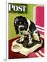 "Butch Weighs In," Saturday Evening Post Cover, September 1, 1945-Albert Staehle-Framed Premium Giclee Print