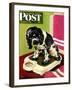 "Butch Weighs In," Saturday Evening Post Cover, September 1, 1945-Albert Staehle-Framed Giclee Print