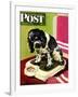 "Butch Weighs In," Saturday Evening Post Cover, September 1, 1945-Albert Staehle-Framed Giclee Print