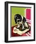 "Butch Weighs In," September 1, 1945-Albert Staehle-Framed Premium Giclee Print