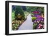 Butchart Gardens in Full Bloom, Victoria, British Columbia, Canada-Terry Eggers-Framed Photographic Print