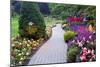 Butchart Gardens in Full Bloom, Victoria, British Columbia, Canada-Terry Eggers-Mounted Photographic Print