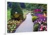 Butchart Gardens in Full Bloom, Victoria, British Columbia, Canada-Terry Eggers-Framed Photographic Print