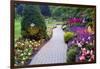 Butchart Gardens in Full Bloom, Victoria, British Columbia, Canada-Terry Eggers-Framed Photographic Print