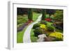 Butchart Gardens in Full Bloom, Victoria, British Columbia, Canada-Terry Eggers-Framed Photographic Print