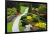 Butchart Gardens in Full Bloom, Victoria, British Columbia, Canada-Terry Eggers-Framed Photographic Print