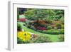 Butchart Gardens in Full Bloom, Victoria, British Columbia, Canada-Terry Eggers-Framed Photographic Print