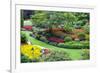 Butchart Gardens in Full Bloom, Victoria, British Columbia, Canada-Terry Eggers-Framed Photographic Print